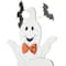 Glitzhome® 37.5" Halloween Wooden Stacked Ghost Porch Décor